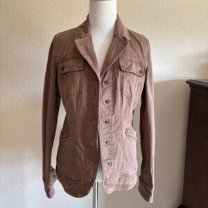 WHBM Casual Light Brown Jacket Size 6